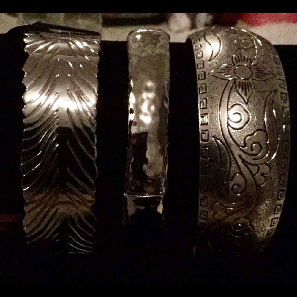Silver Bracelet Trio